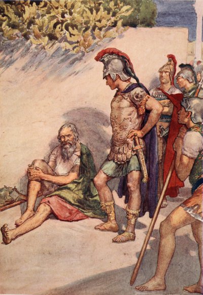 Alessandro e Diogene, illustrazione da 