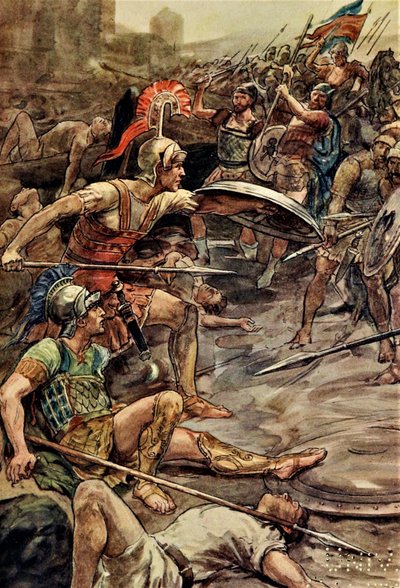 Epaminonda che difende Pelopida da William Rainey