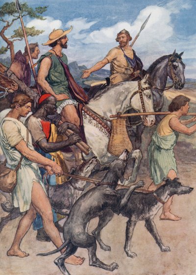 Pelopida in partenza per Tebe da William Rainey