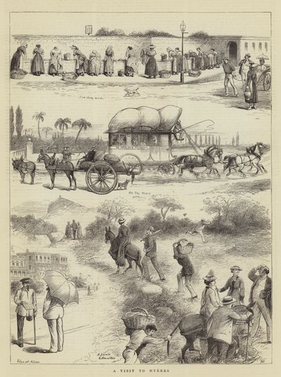 Una visita a Hyeres da William Ralston