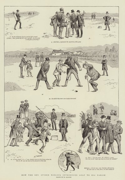 Come il reverendo Stymie Niblock introdusse il golf nella sua parrocchia da William Ralston