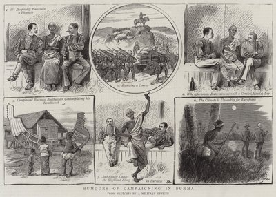 Umori della campagna in Birmania da William Ralston