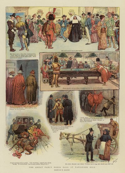 Il grande ballo in maschera a Tavistock Hill da William Ralston