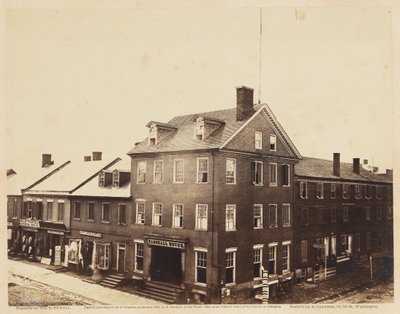 Marshall House, Alexandria, Virginia, agosto 1862 da William Redish Pywell