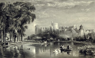 Castello di Windsor da nord-ovest da William Richardson