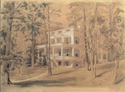 La Casa di John James Audubon, New York da William Rickarby Miller