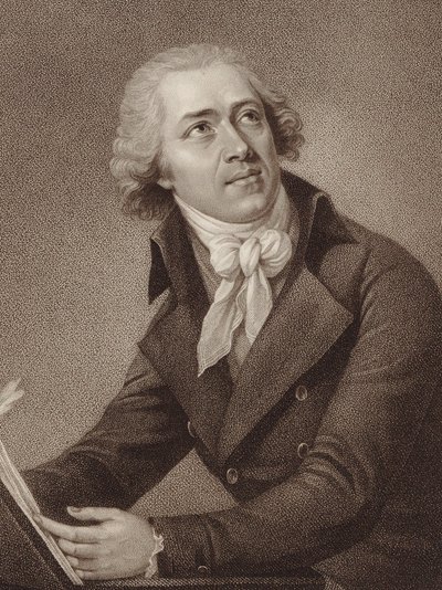 Ritratto del compositore Leopold Kozeluch 1747-1818, 1797 da William Ridley