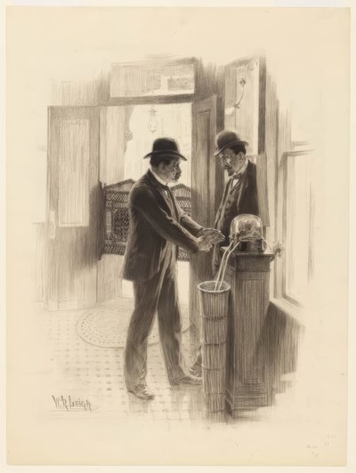 "Non credo che salirà; so che salirà!" da William Robinson Leigh