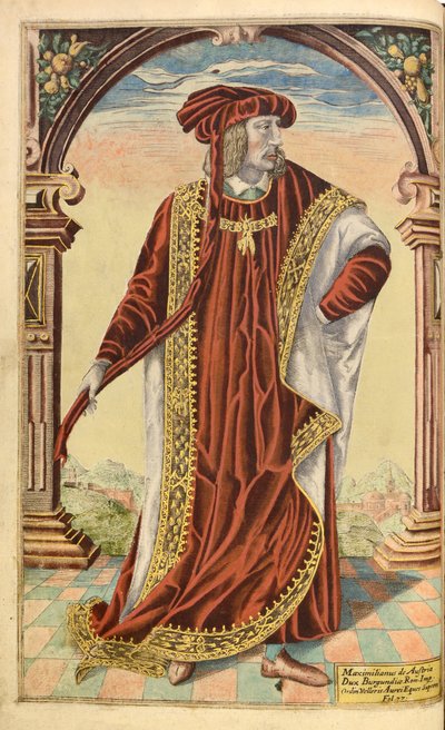 Imperatore Massimiliano I, da Honor Military, and Civill, William Segar da William Rogers