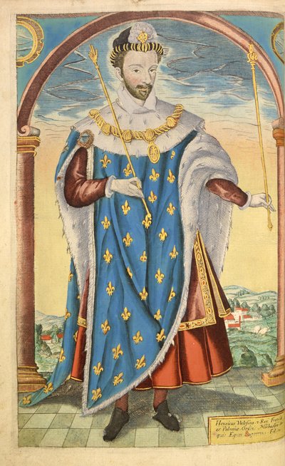 Enrico III di Francia, da Honor Military, and Civill, William Segar da William Rogers