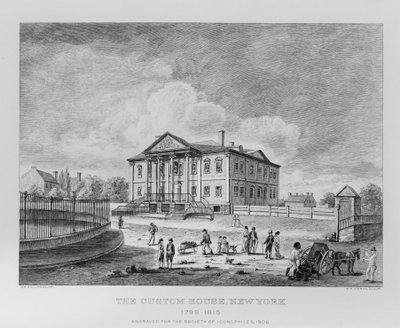 La Custom House, New York da William Rollinson