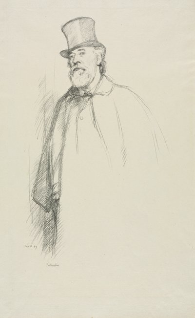 Alphonse Legros, 1897 da William Rothenstein