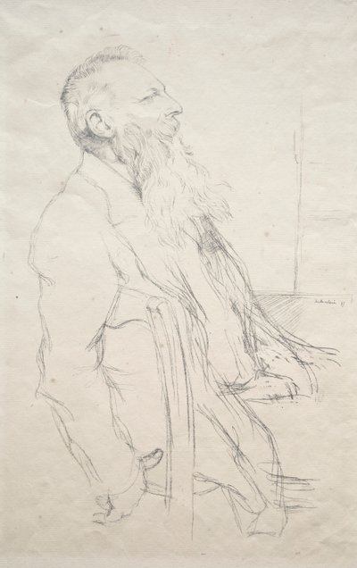 Auguste Rodin, 1897 da William Rothenstein