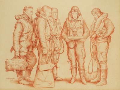 Equipaggio del bombardiere Whitley da William Rothenstein