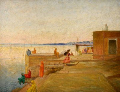 Sera a Benares, India da William Rothenstein
