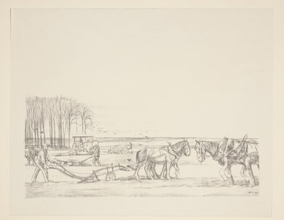 Aratura del campo da William Rothenstein