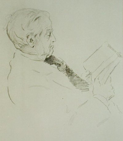 Ritratto di Max Muller (1823-1900) da William Rothenstein