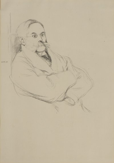 Ritratto di Moritz Rothenstein da William Rothenstein
