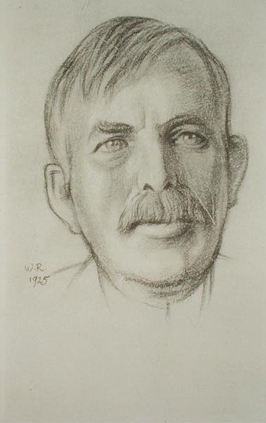 Ritratto di Sir Ernest Rutherford (1871-1937) da William Rothenstein