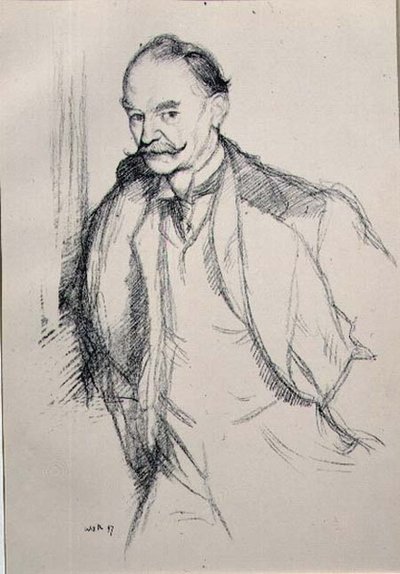 Ritratto di Thomas Hardy (1840-1928) dalla serie 