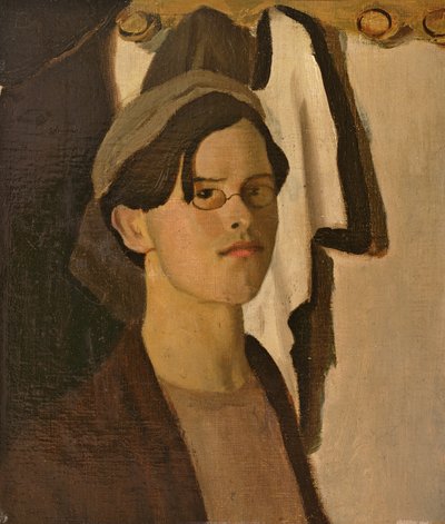 Autoritratto (frammento di un dipinto più grande) da William Rothenstein