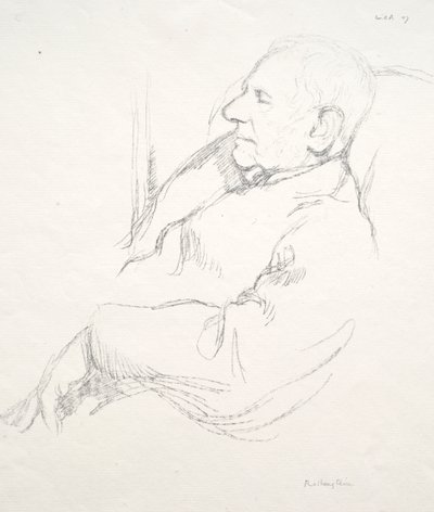 Sir Francis Seymour Haden Addormentato da William Rothenstein
