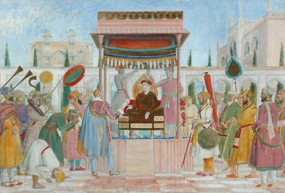 Ambasciata di Sir Thomas Roe alla corte di Jehangir da William Rothenstein