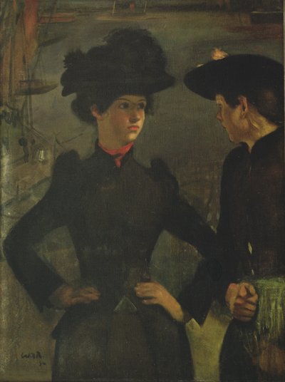 Le ragazze Coster da William Rothenstein