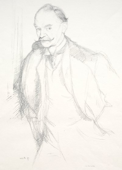 Thomas Hardy da William Rothenstein