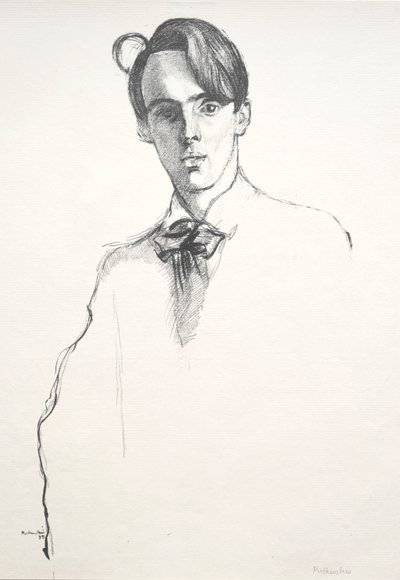 William Butler Yeats, 1898 da William Rothenstein