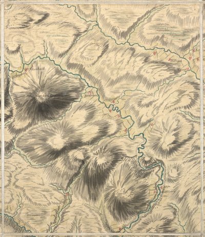 Dalnawhinny, Roy Military Survey of Scotland da William Roy