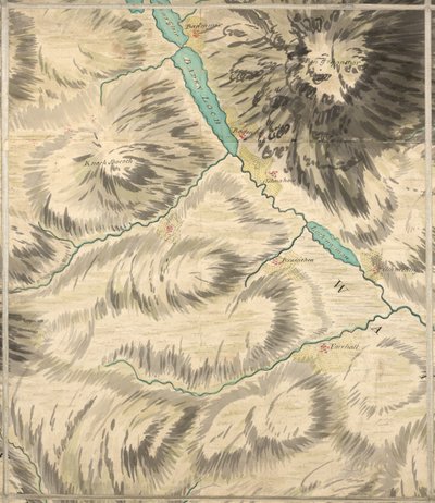 Loch Badenloch, Roy Military Survey of Scotland da William Roy