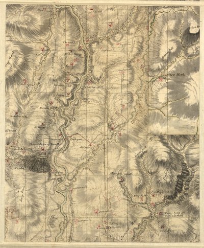 Mappa di Roy della Scozia Bassa, Sezione 5/3e da William Roy