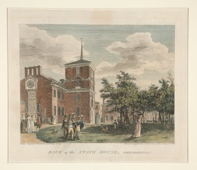 Retro della State House, Philadelphia da William Russell Birch