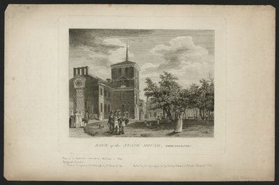 Retro della State House, Philadelphia da William Russell Birch