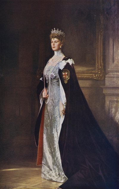 Regina Mary, consorte di Re Giorgio V da William Samuel Henry Llewellyn