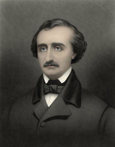 Ritratto di Edgar Allan Poe (1809-1849), scrittore americano. da William Sartain