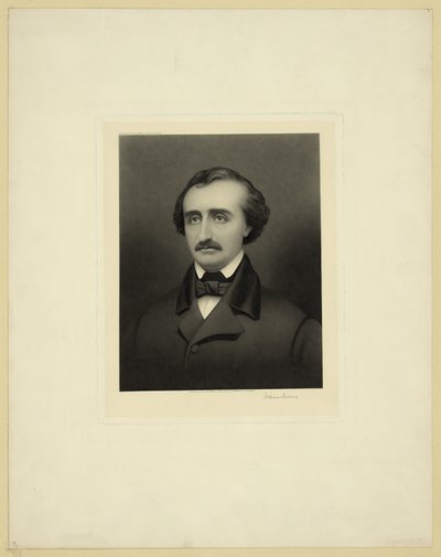 Ritratto di Edgar Allan Poe 1809-1849, ca 1896 da William Sartain