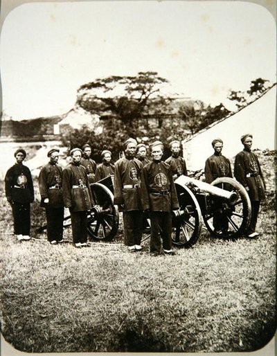 Soldati cinesi, c.1875 da William Saunders