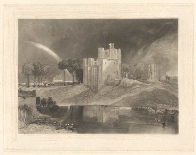 Castello di Brougham, vicino alla Confluenza dei Fiumi Eamont e Lowther da William Say