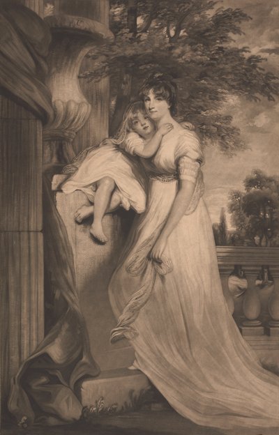 Lady Mildmay e bambino da William Say