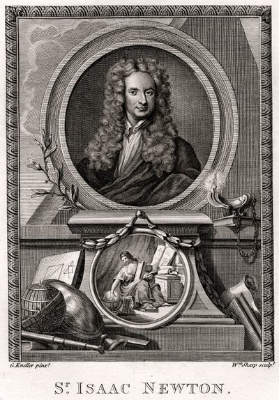 Sir Isaac Newton, 1774 da William Sharp