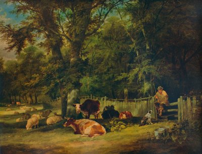 Un angolo ombroso, 1840 da William Shayer