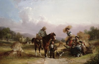 Contadini che salutano due viaggiatori da William Shayer