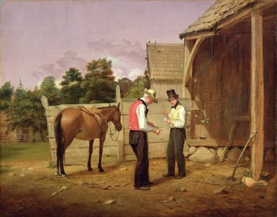 Contrattazione per un cavallo, 1835 da William Sidney Mount