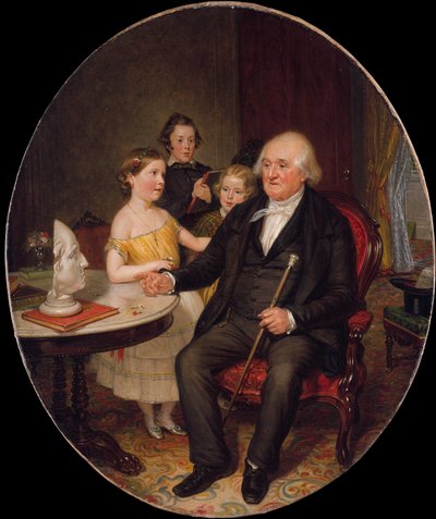 Racconto del bisnonno della rivoluzione - Un ritratto del reverendo Zachariah Greene, 1852 da William Sidney Mount