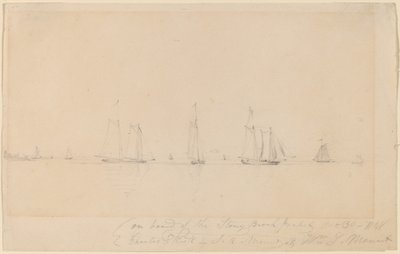 A bordo del Stony Brook Packet da William Sidney Mount