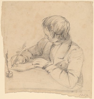 Shepard Alonzo Mount, età ventitré [recto] da William Sidney Mount