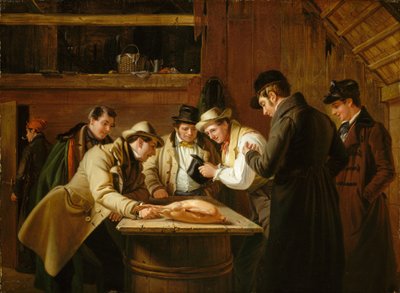 La Lotteria (Raffling for the Goose) da William Sidney Mount