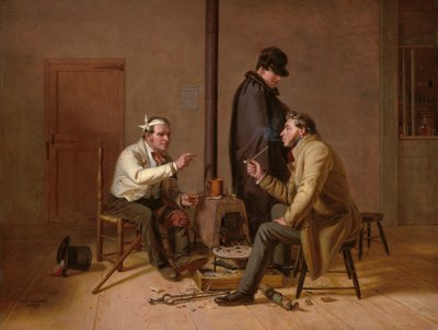 La storia difficile - Scena in una taverna di campagna, 1837 da William Sidney Mount